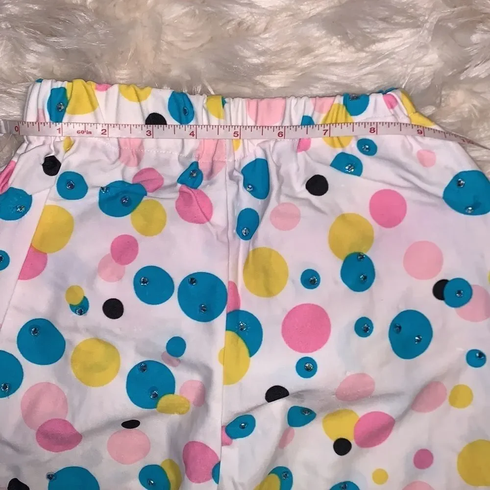 Splish Splash Old Time Bathing Suit Style Dance Costume with Swarovski Crystals